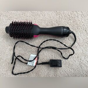 Revlon Black and Pink Round Hair Dryer